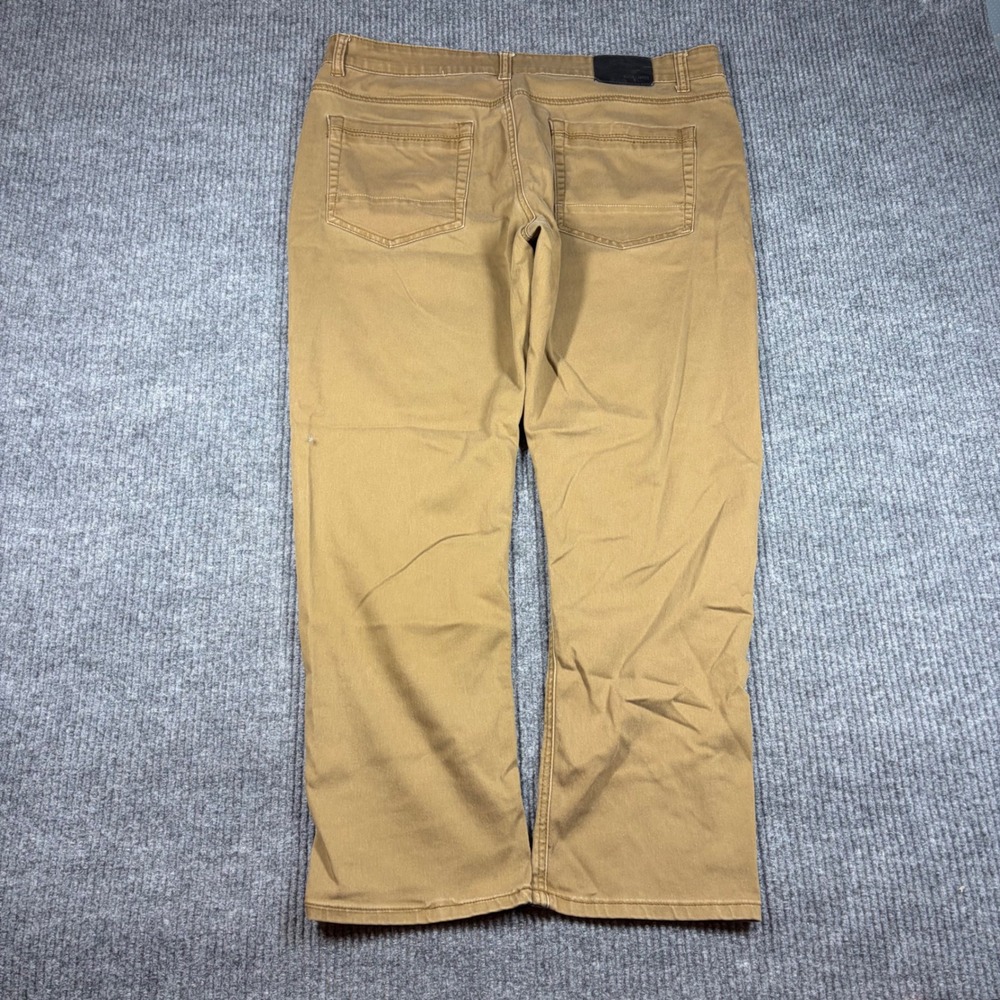 Hudson & Barrow Pants‎ Mens 36 NYC Slim Stretch ChinoBrown Khaki Casual 5-Pocket